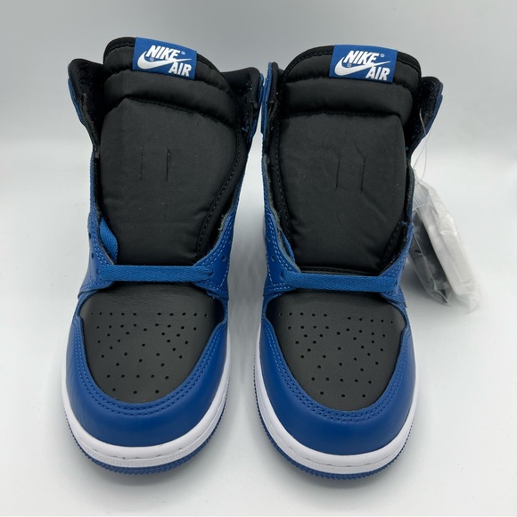 NWB Air Jordan 1 Retro High OG Dark Marina Blue GS Sneakers - Picture 4 of 9